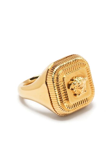 versace signet ring